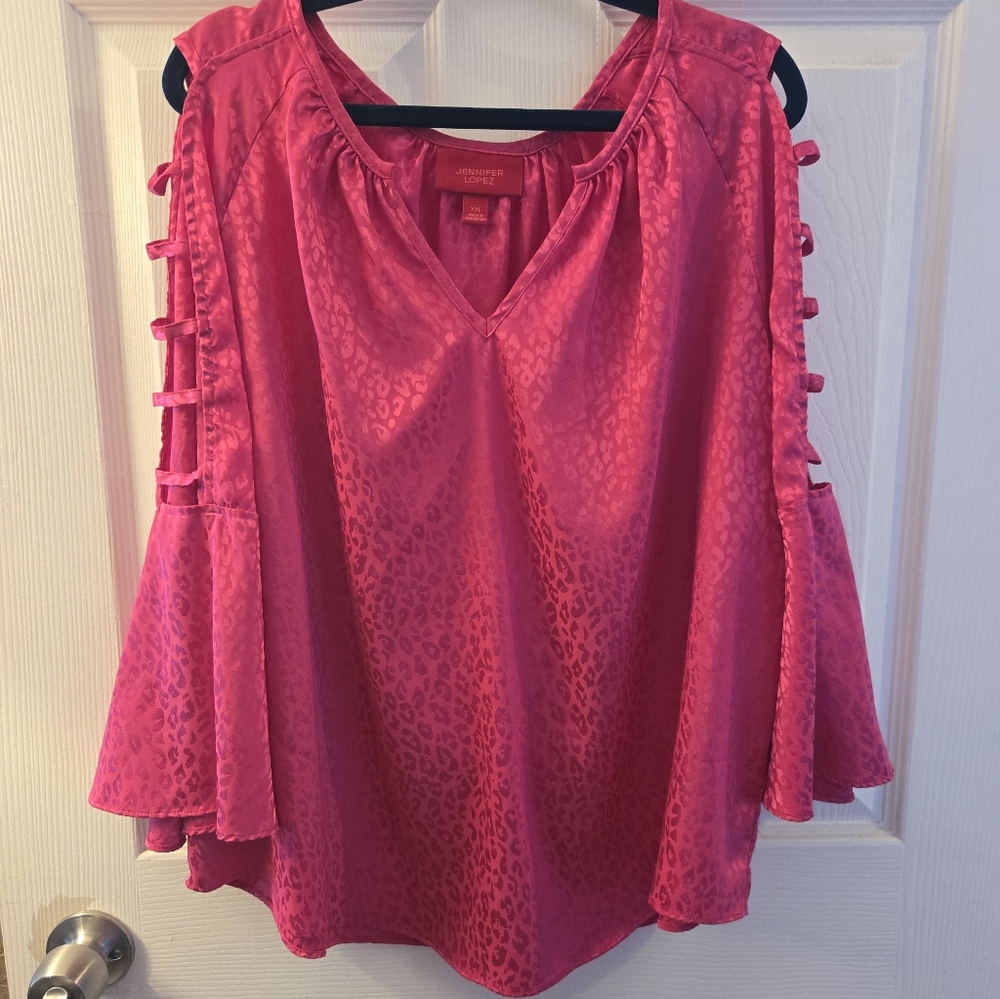 Jennifer Lopez Women's Hot Pink Top